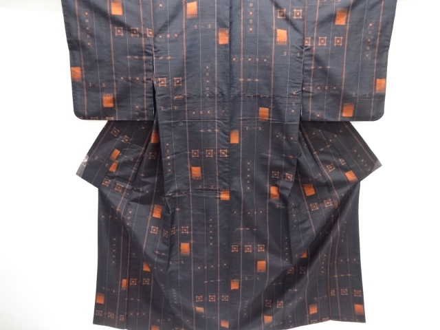 JAPANESE KIMONO / TSUMUGI / WOVEN KASURI